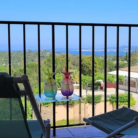 Vue Et Clim Les Restanques Coquelicots 1115 * Grimaud