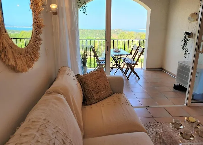 Vue Et Clim Les Restanques Coquelicots 1115 Grimaud